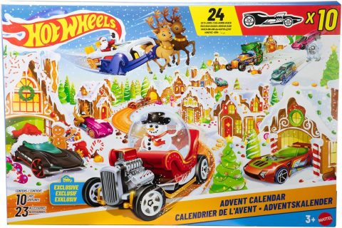 Hot Wheels Adventskalender für Autofans ab 3 Jahren