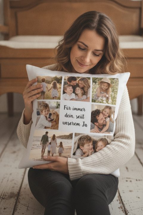Fotokissen zum Jahrestag für die Partnerin