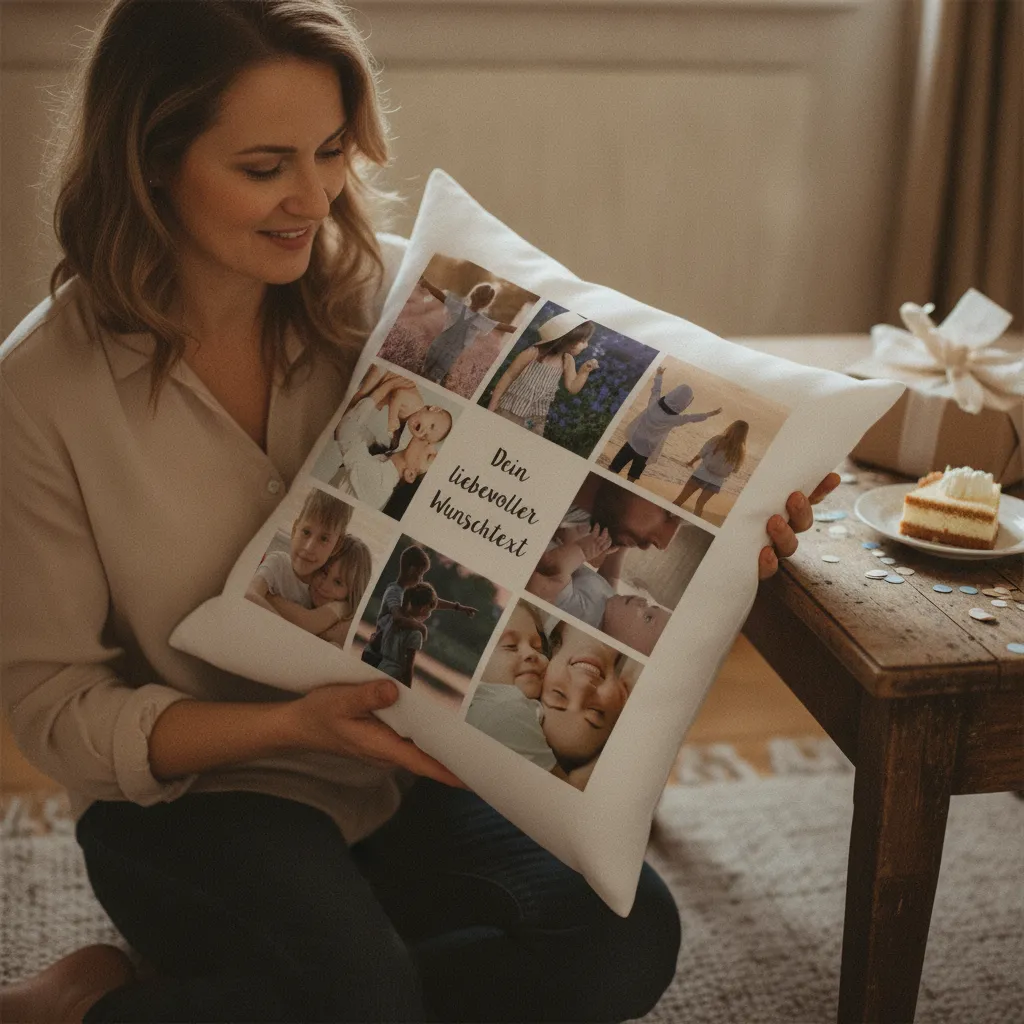 Familienfotos als Kissen – Geschenkidee zum Einzug oder Umzug – Bild 8