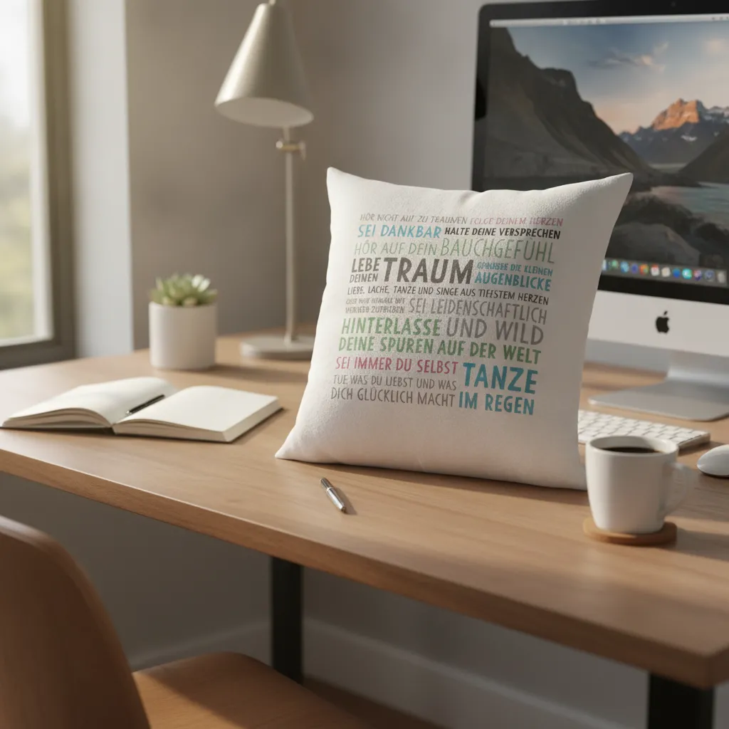 Kissen mit Spruch zur Firmung – Geschenk und Deko – Bild 7