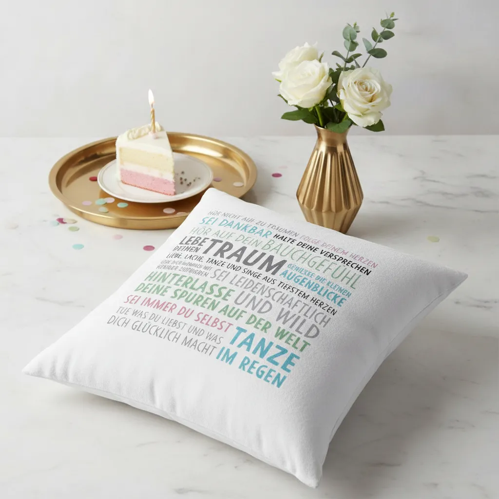 Kissen mit Spruch zur Firmung – Geschenk und Deko – Bild 9