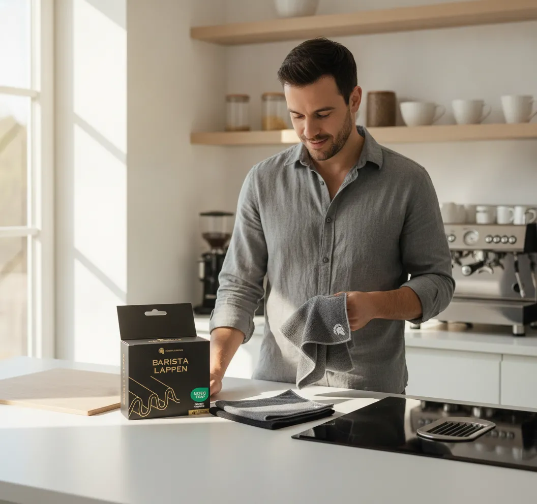 Barista Tücher für die Siebträgermaschine in der eigenen Küche