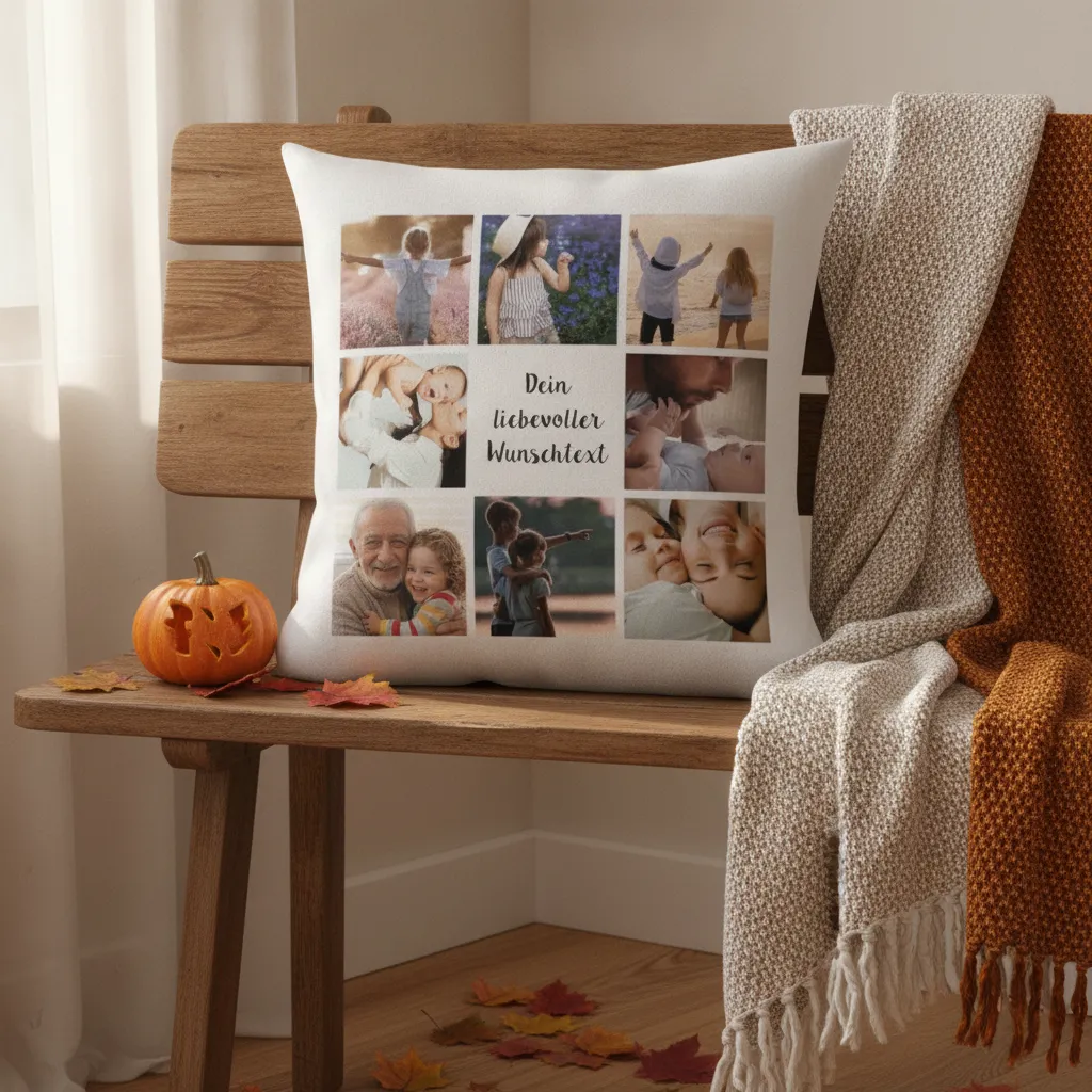 Familienfotos als Kissen – Geschenkidee zum Einzug oder Umzug – Bild 10