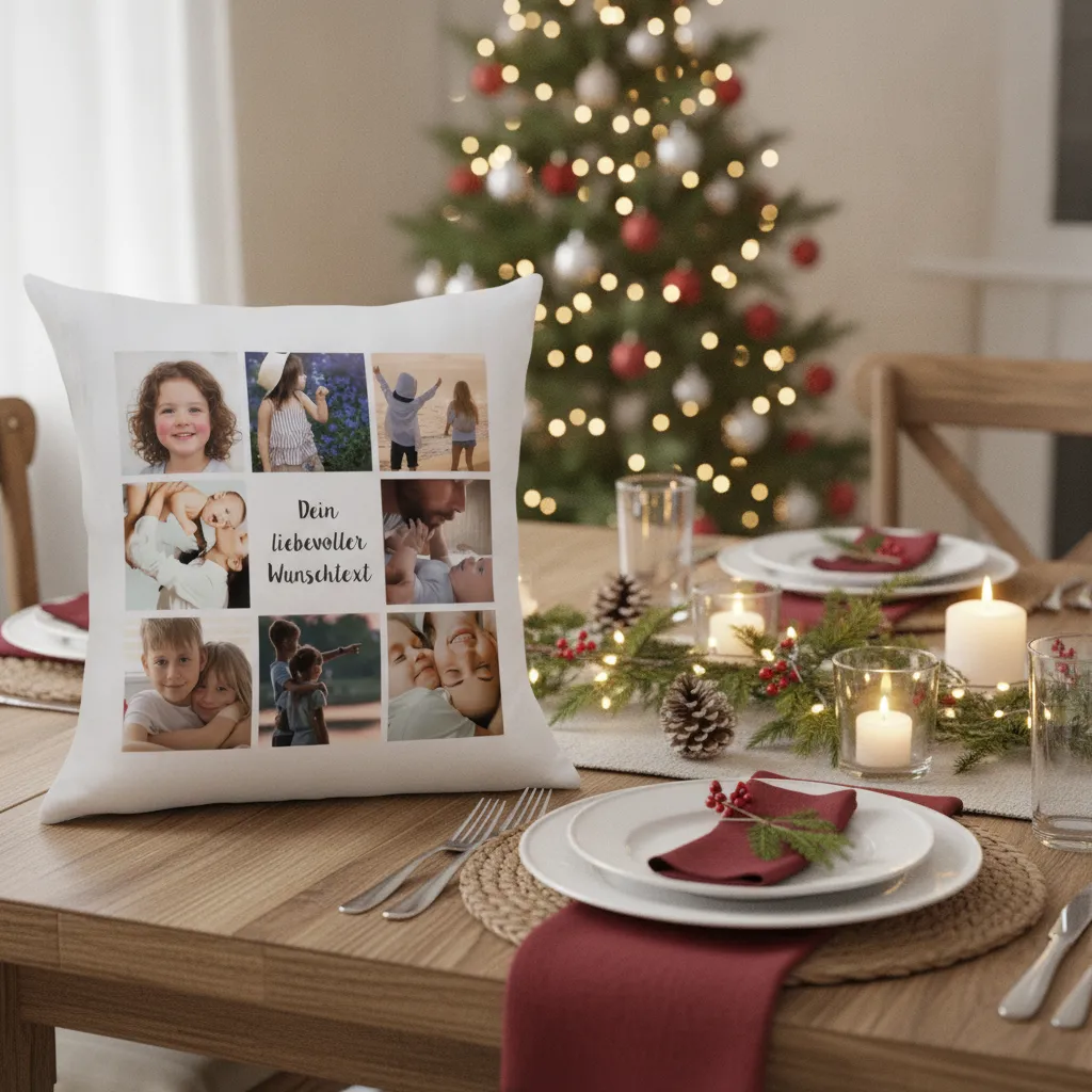 Familienfotos als Kissen – Geschenkidee zum Einzug oder Umzug – Bild 11