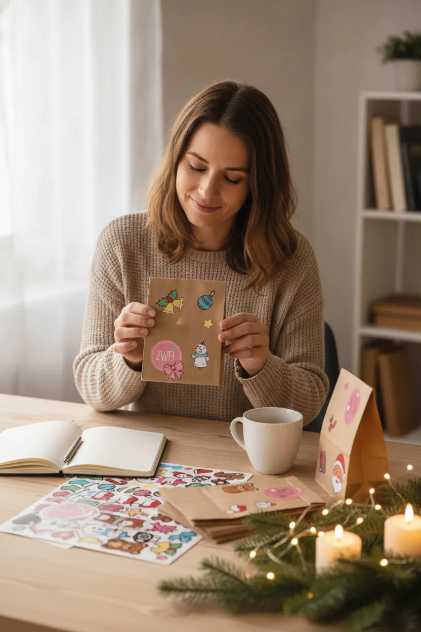 Adventskalender Tüten zum Befüllen – Bastelidee für die Familie – Bild 5