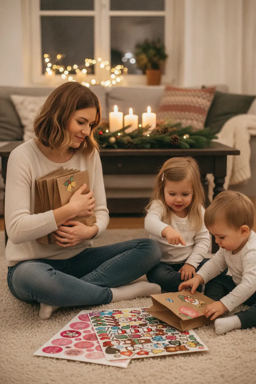 Adventskalender Tüten zum Befüllen – Bastelidee für die Familie – Bild 10