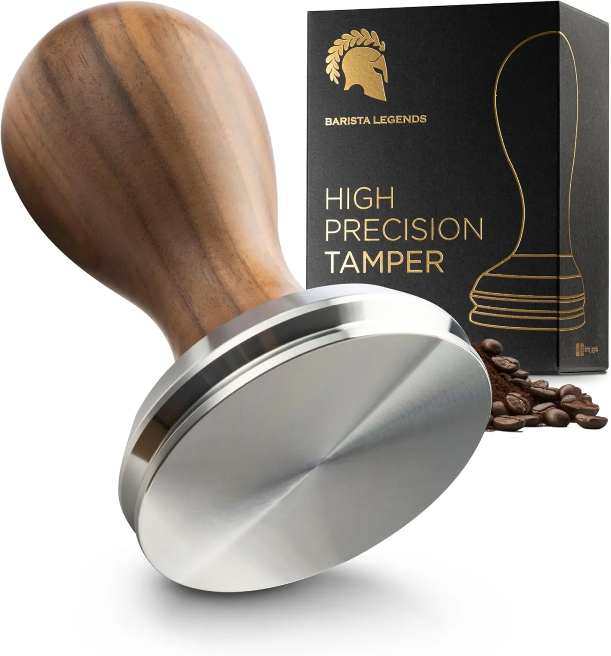 Espresso-Tamper mit Holzgriff für Kaffeefans