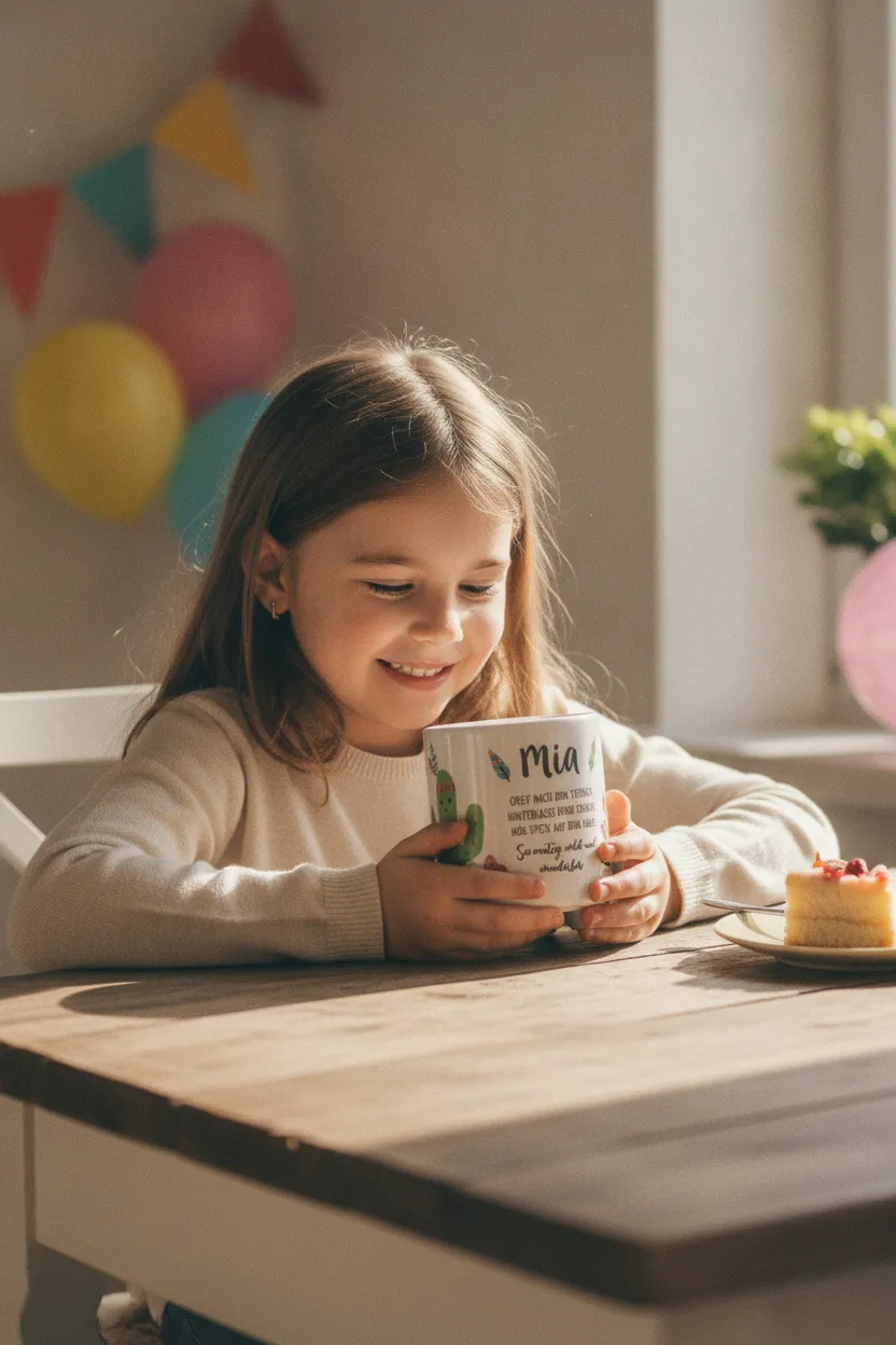 Boho Spardose in Weiß, Grün und Rosa fürs Kinderzimmer – Bild 6