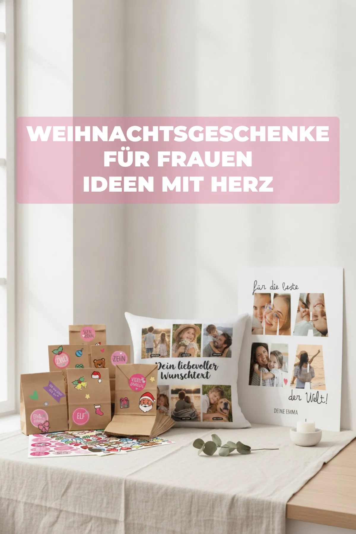 Weihnachtsgeschenke für Frauen: Ideen mit Herz