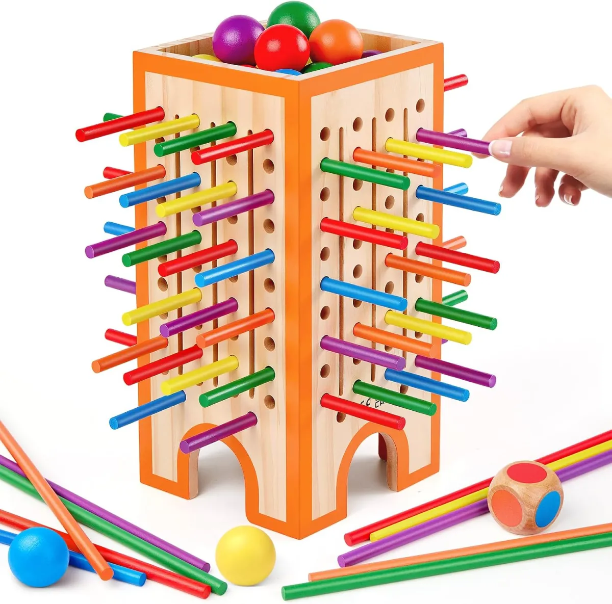 Montessori-Holzspiel für Kinder ab 3 Jahren