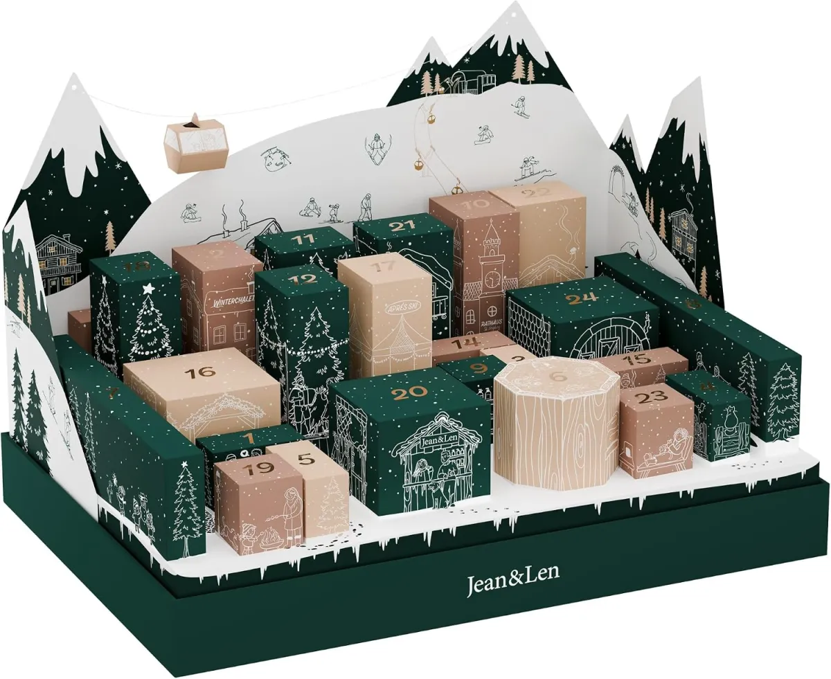 Beauty-Adventskalender mit 3D-Winterlandschaft