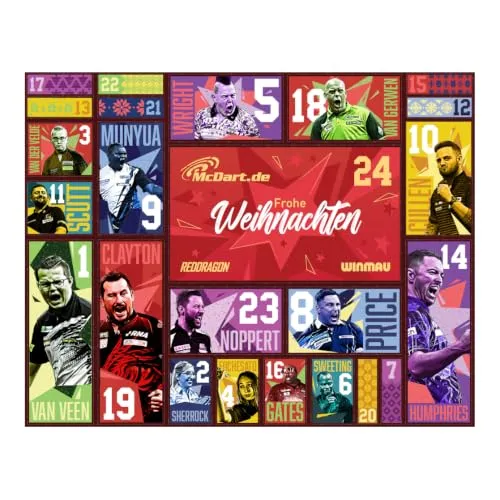 Darts-Adventskalender – Geschenk für Dartspieler – Bild 2