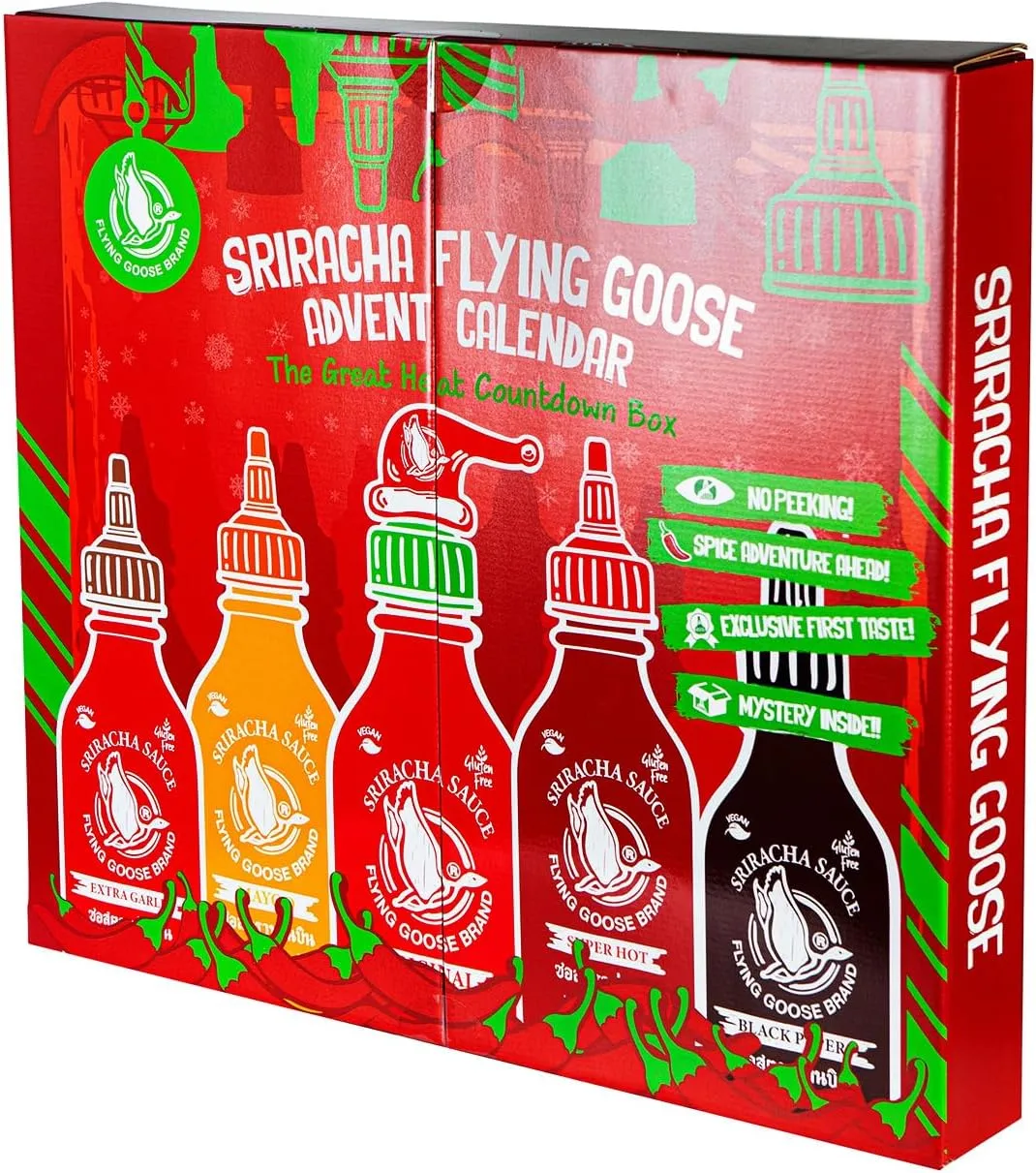 Sriracha-Adventskalender für Chili-Fans und Foodies