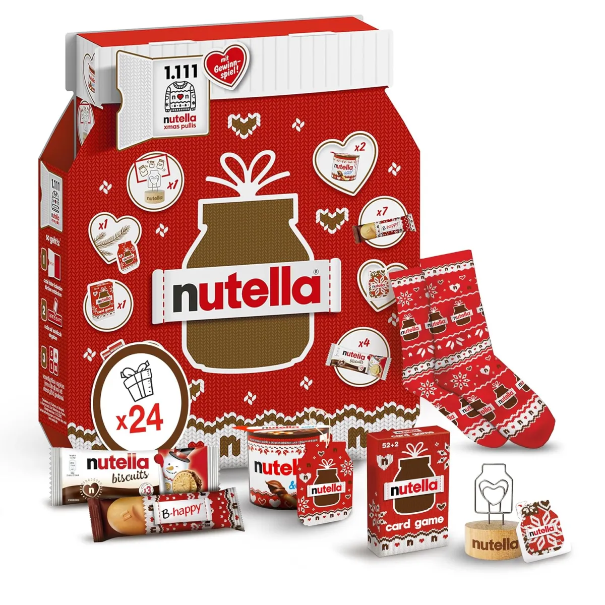 Nutella-Adventskalender für die ganze Familie
