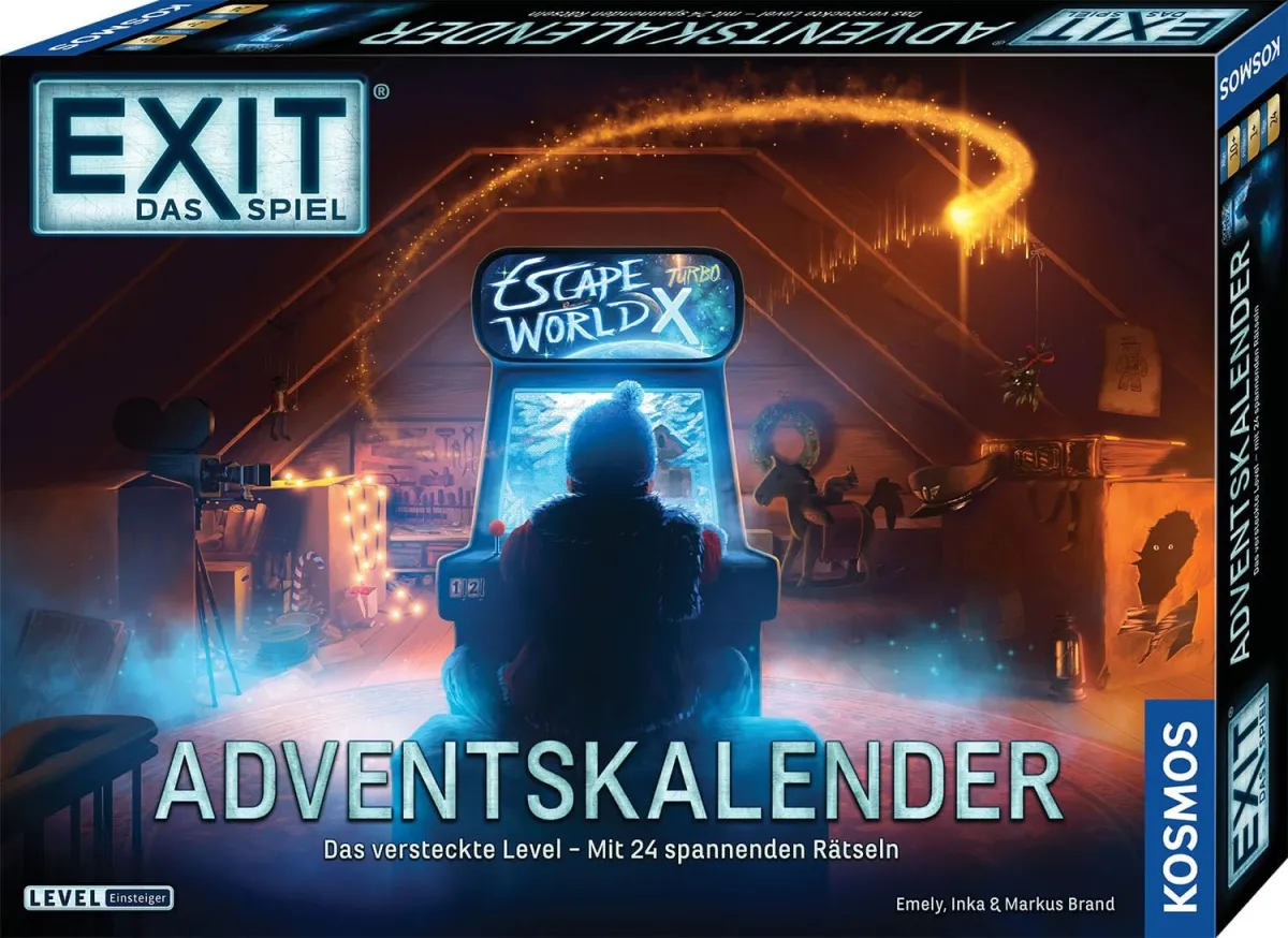 EXIT-Adventskalender mit 24 Rätseln für die Familie