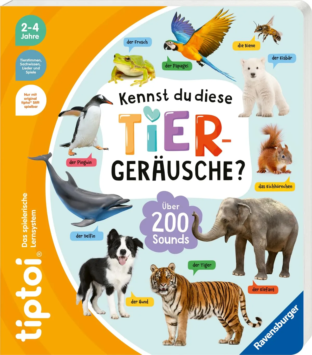 tiptoi Pappbilderbuch mit Tiergeräuschen für Kinder