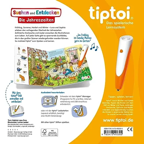 tiptoi-Buch zu den Jahreszeiten für Kinder ab 2 – Bild 3