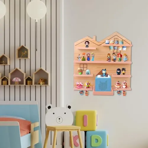 Wandregal für Toniebox und Figuren im Kinderzimmer – Bild 3