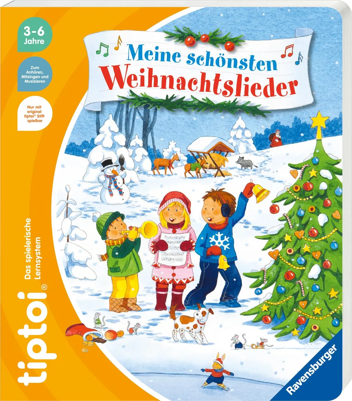tiptoi Liederbuch zu Weihnachten für Kinder ab 3