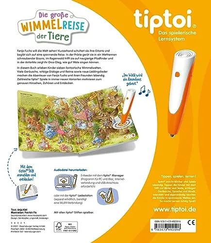 tiptoi-Wimmelbuch über Tiere für neugierige Kinder – Bild 3