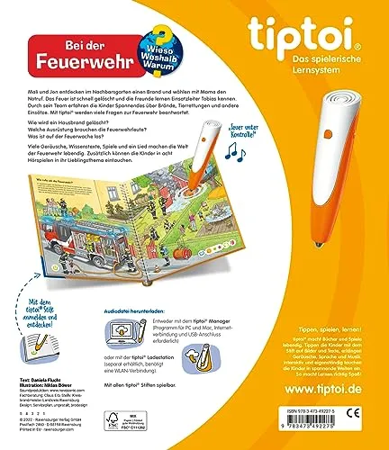 tiptoi-Buch Feuerwehr für Kinder ab 4 Jahren – Bild 3