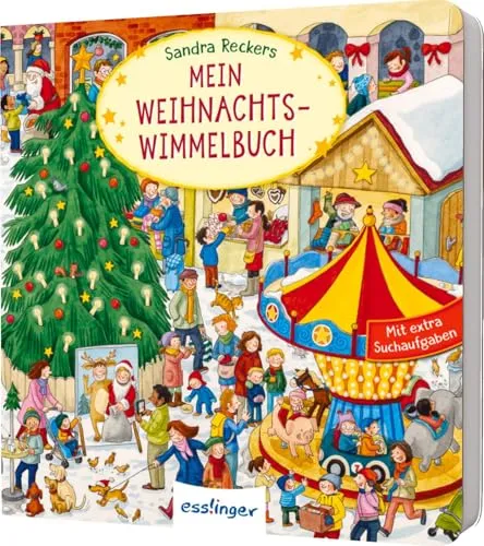 Weihnachts-Wimmelbuch für Kinder in Mini-Ausgabe – Bild 2