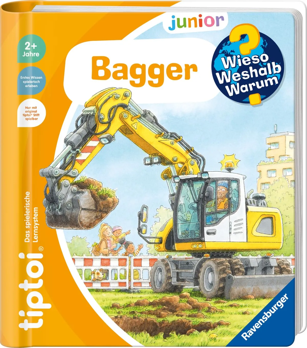 tiptoi Buch über Bagger für neugierige Kinder