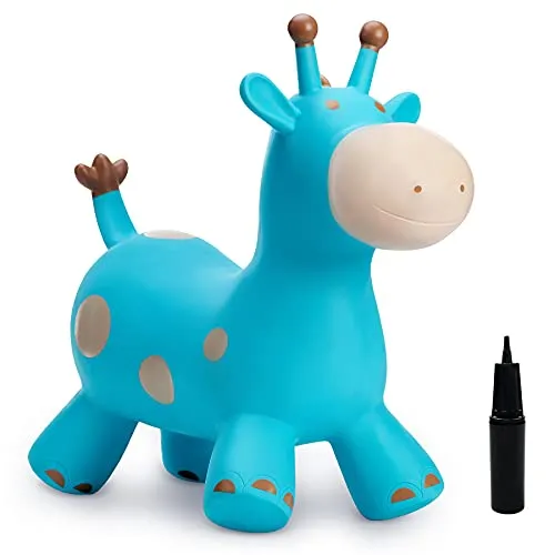 Aufblasbare Hüpfgiraffe – Geschenk für Kleinkinder – Bild 2