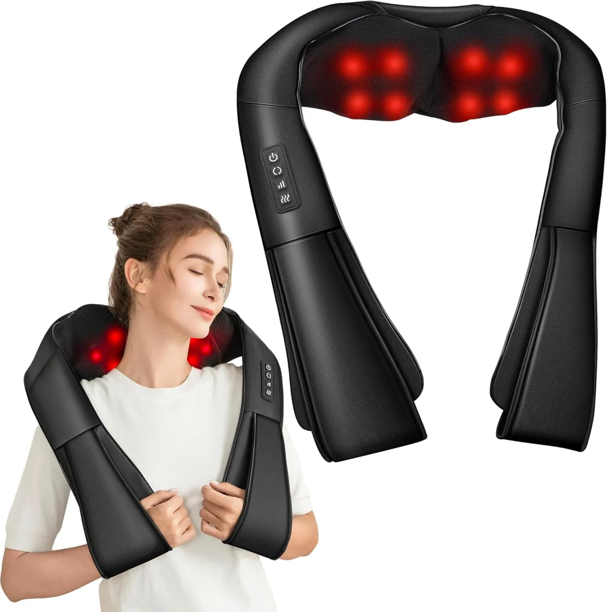 Nackenmassagegerät mit Wärme – Geschenk zum Entspannen