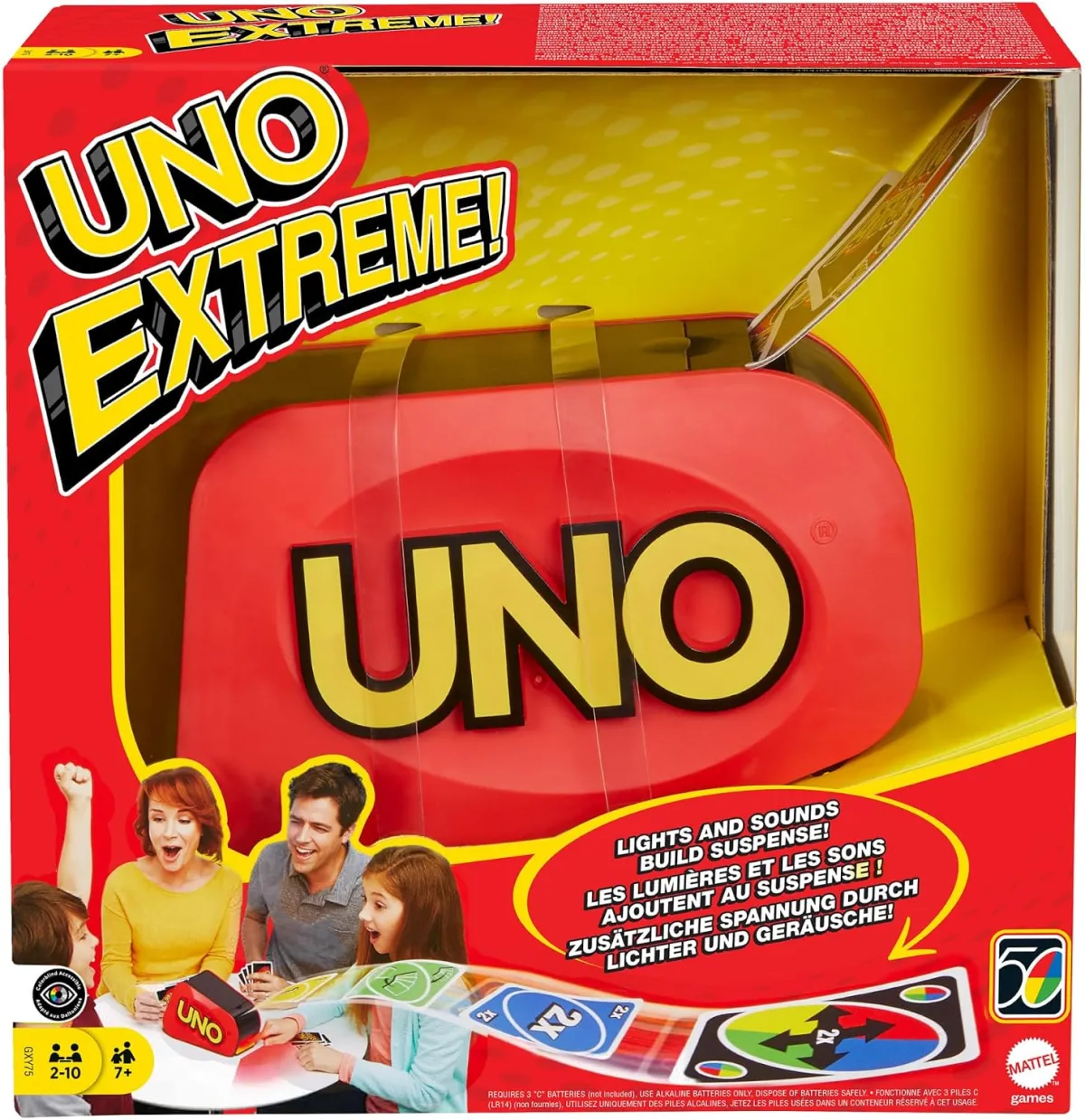 UNO mit Kartenschleuder – Spielspaß für Kinder ab 7