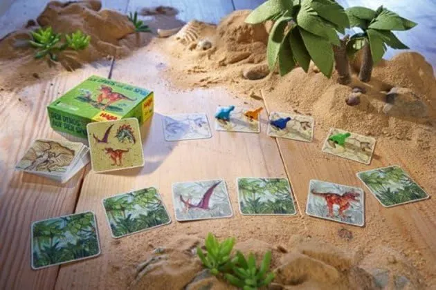 Dino-Memospiel aus Holz – Geschenk für Kinder ab 5 – Bild 3