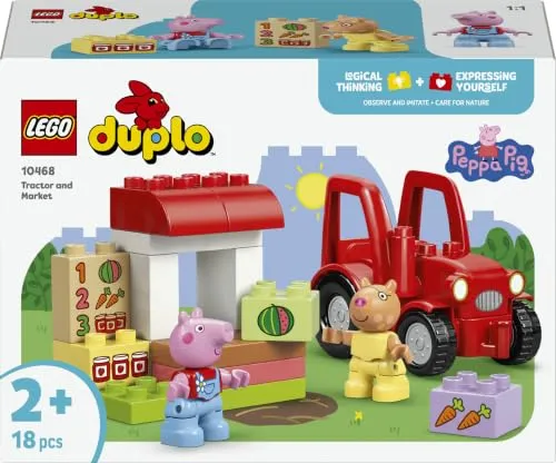 Peppa-Wutz-Bauset mit Traktor – Geschenk ab 2 Jahren – Bild 2