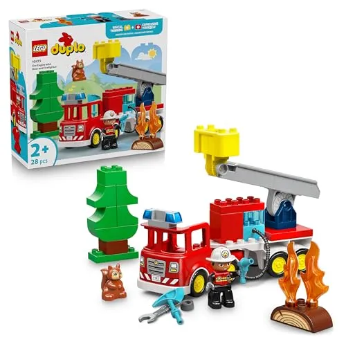 DUPLO Feuerwehrauto – Geschenk für Kleinkinder ab 2 – Bild 2