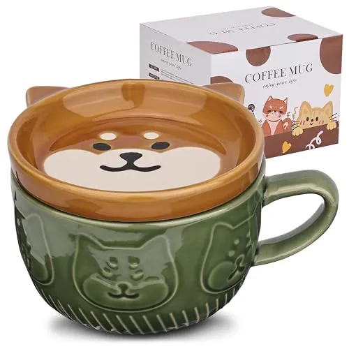 Keramiktasse mit Hundemotiv für Hundefans – Bild 2