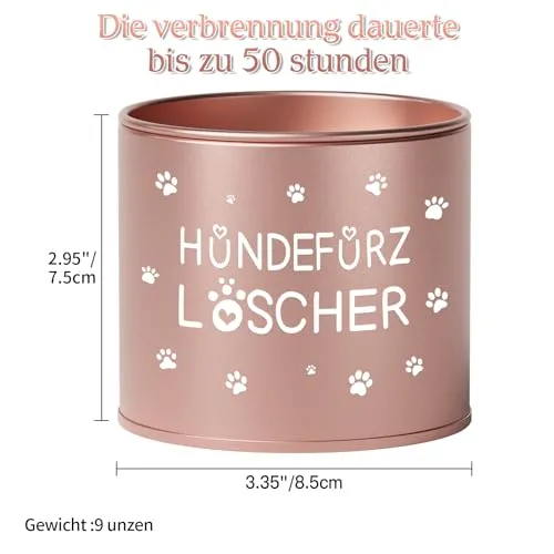 Lustige Lavendel-Duftkerze für Hundebesitzer – Bild 3