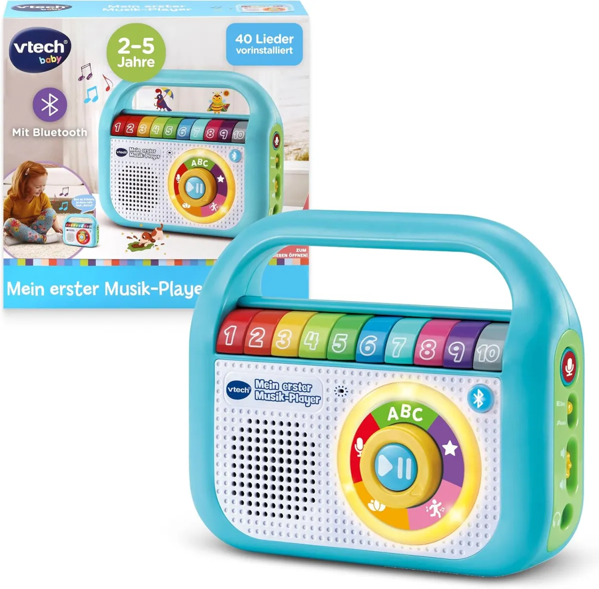 Musik-Player für Kleinkinder ab 2 Jahren