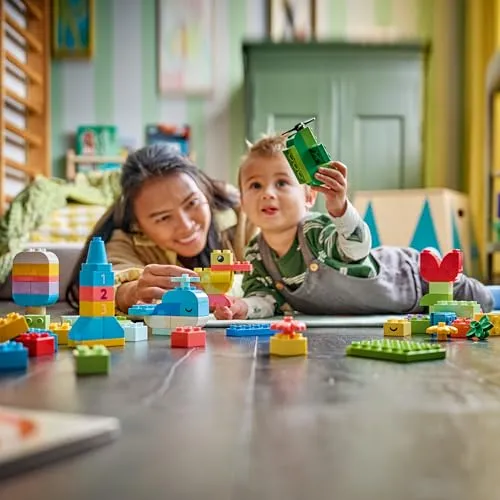 Bunte DUPLO Bausteinbox – Geschenk für Kleinkinder – Bild 3