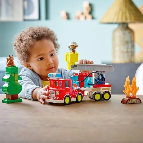 DUPLO Feuerwehrauto – Geschenk für Kleinkinder ab 2 – Bild 3