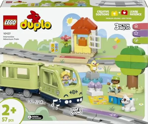 Interaktive Eisenbahn aus DUPLO für Kinder ab 2 – Bild 2