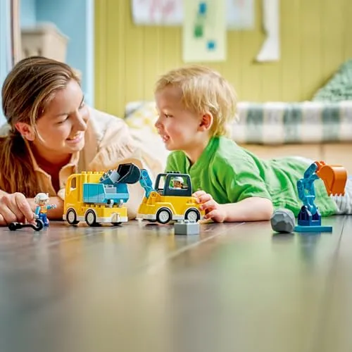 DUPLO Baufahrzeuge-Set – Geschenk ab 2 Jahren – Bild 3