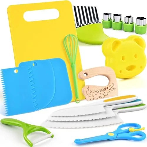 Kindermesser-Set für kleine Küchenhelfer – Bild 2