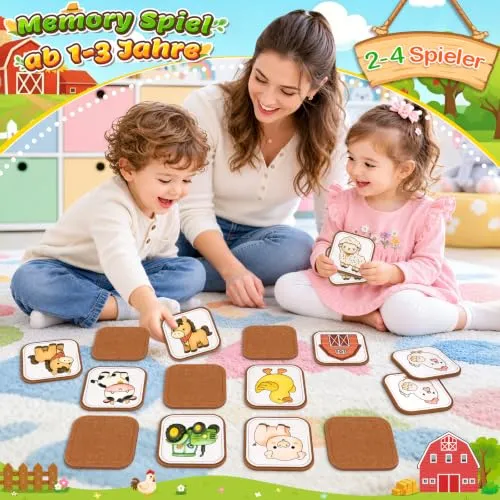 Memory-Spiel aus Filz – Geschenk für Kleinkinder – Bild 3
