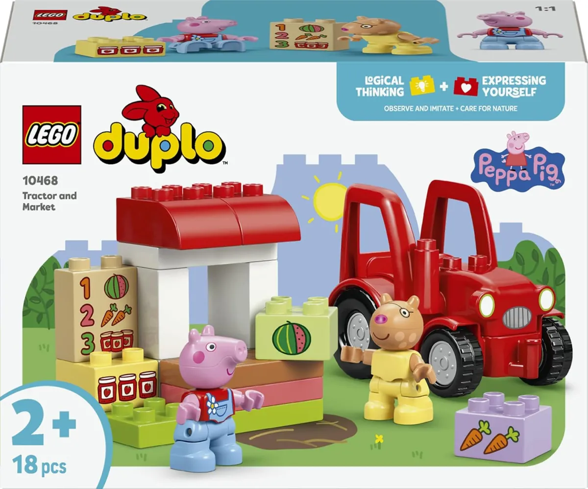 Peppa-Wutz-Bauset mit Traktor – Geschenk ab 2 Jahren