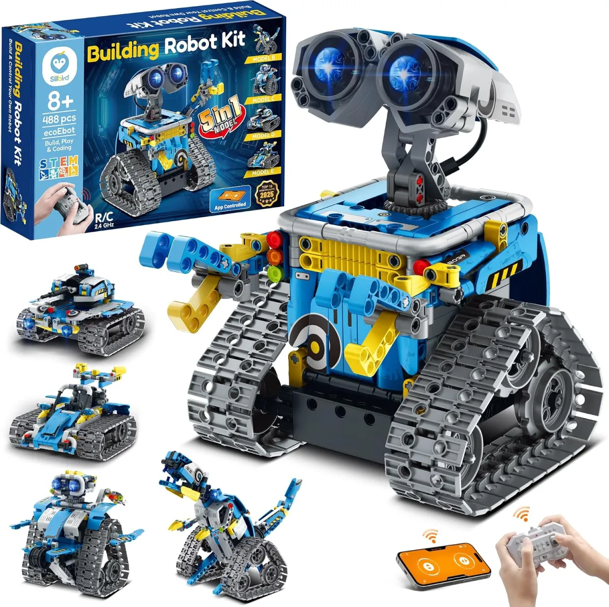 Programmierbarer Bau-Roboter für Kinder ab 8