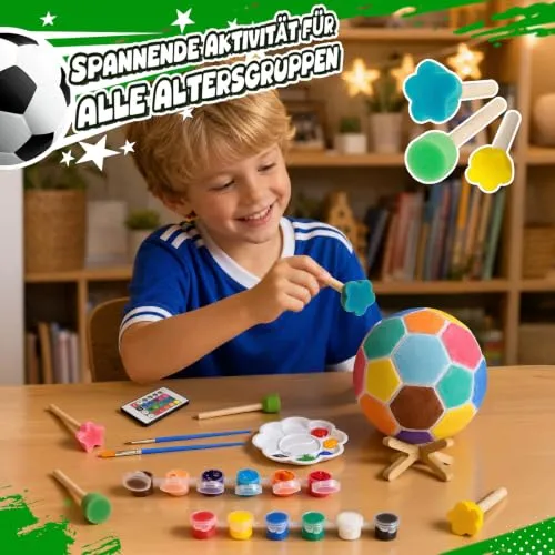 Bastelset Fußball-Lampe – Geschenk für Jungen – Bild 3