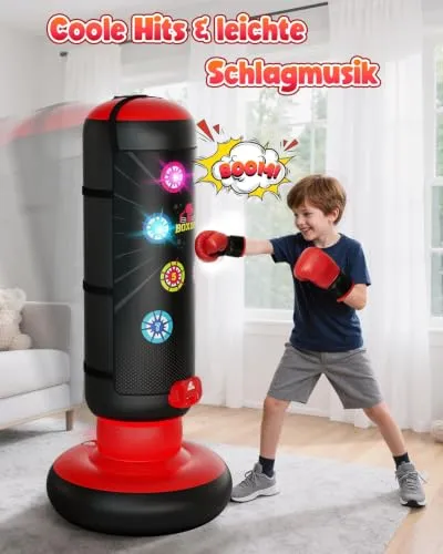 Boxsack mit Licht und Sound für Kinder ab 6 – Bild 3