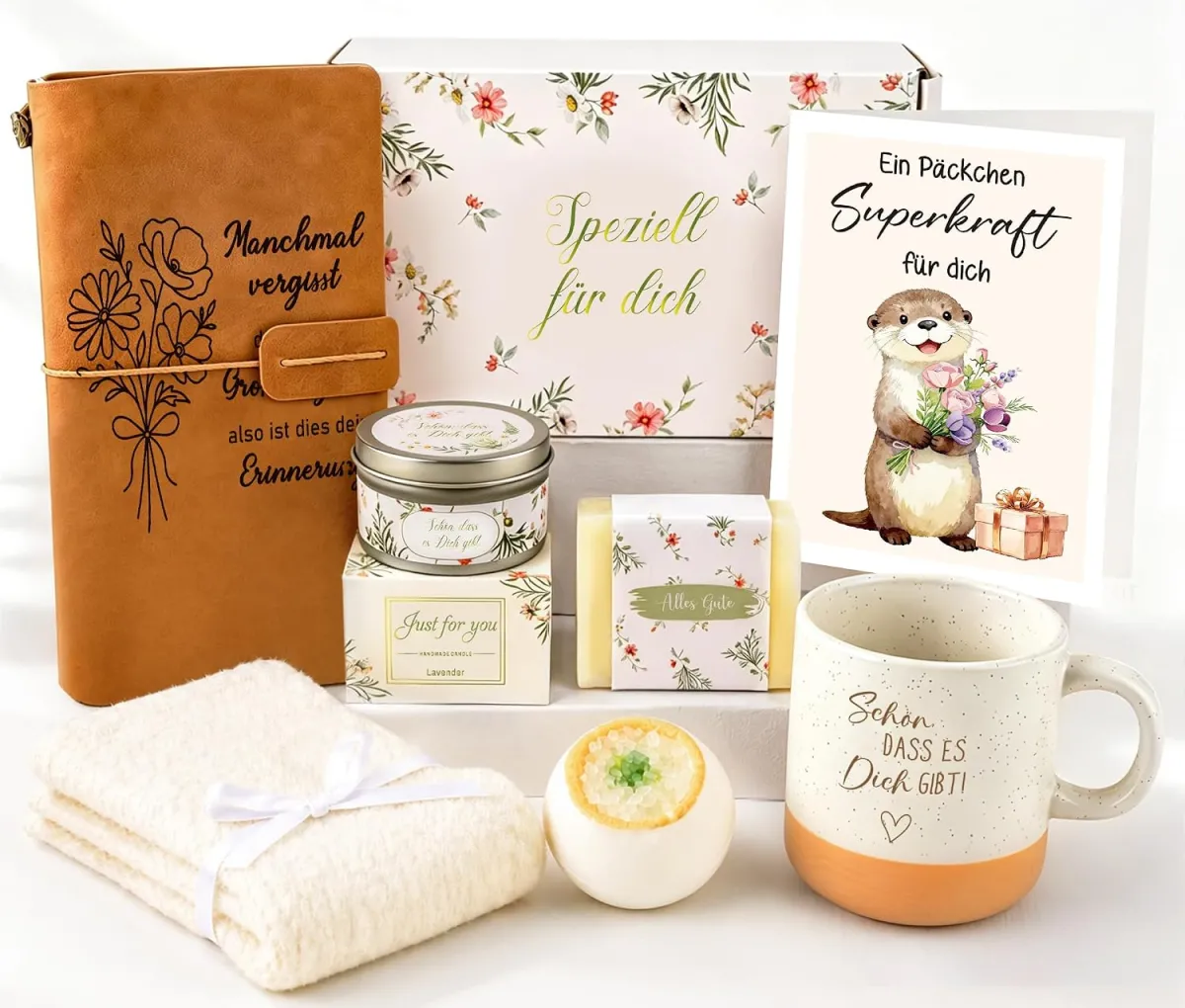 Mutmacher-Set für Frauen – Wellness-Auszeit zum Verschenken