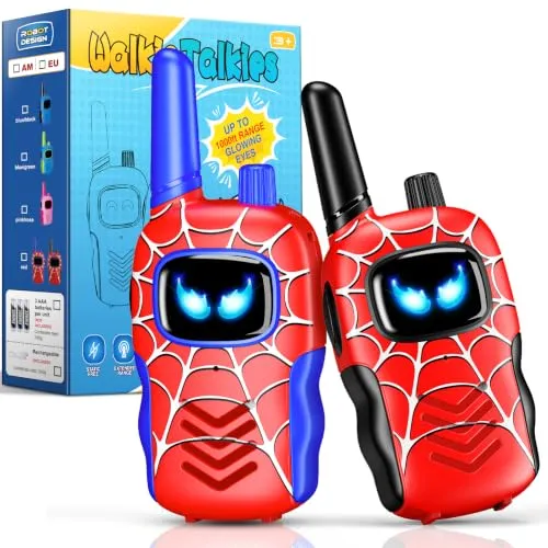 Walkie Talkies im Spinnen-Look für Kinder ab 3 – Bild 2