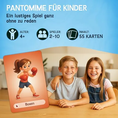 Pantomime-Kartenspiel für Kinder ab 5 Jahren – Bild 3
