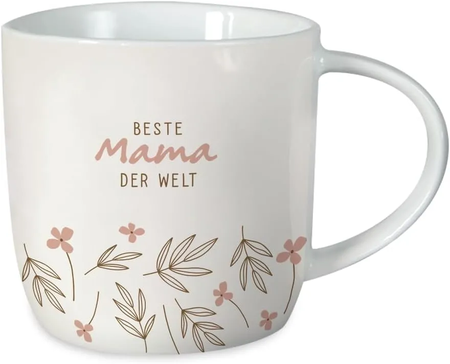 Porzellantasse mit Spruch – kleines Geschenk für Mama